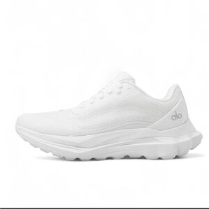 ALO Yoga Women's All-White Lightweight Running Sneaker